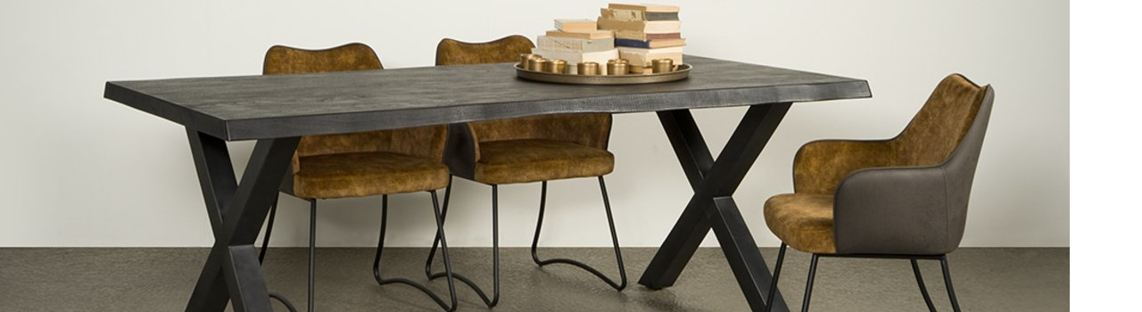 Industrielle spiseborde - Teakea