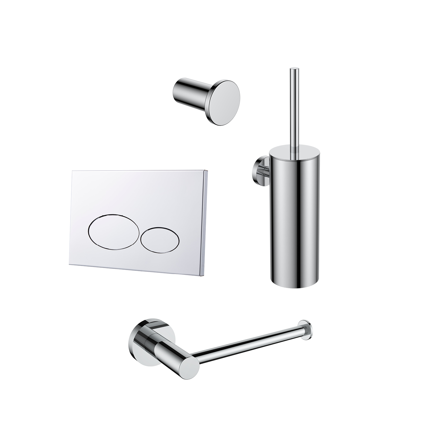 Regn accessoireset toilet + bedieningsplaat - alternate view