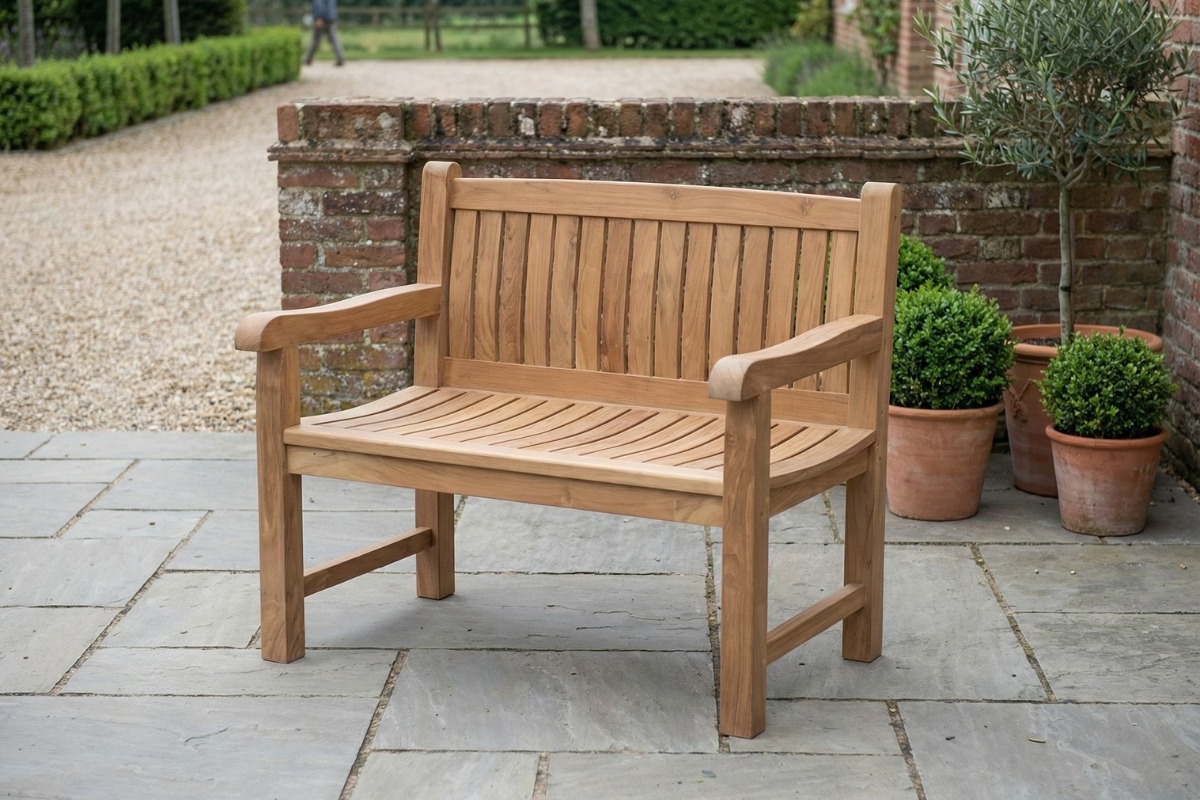 Balmoral Teak Tuinbank – productfoto - view 3
