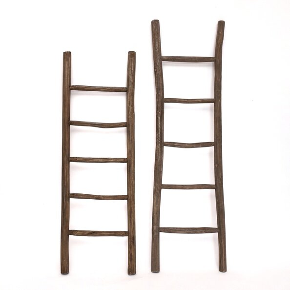 Decoratie ladder Rustiek Bruin 175 – productfoto - view 3