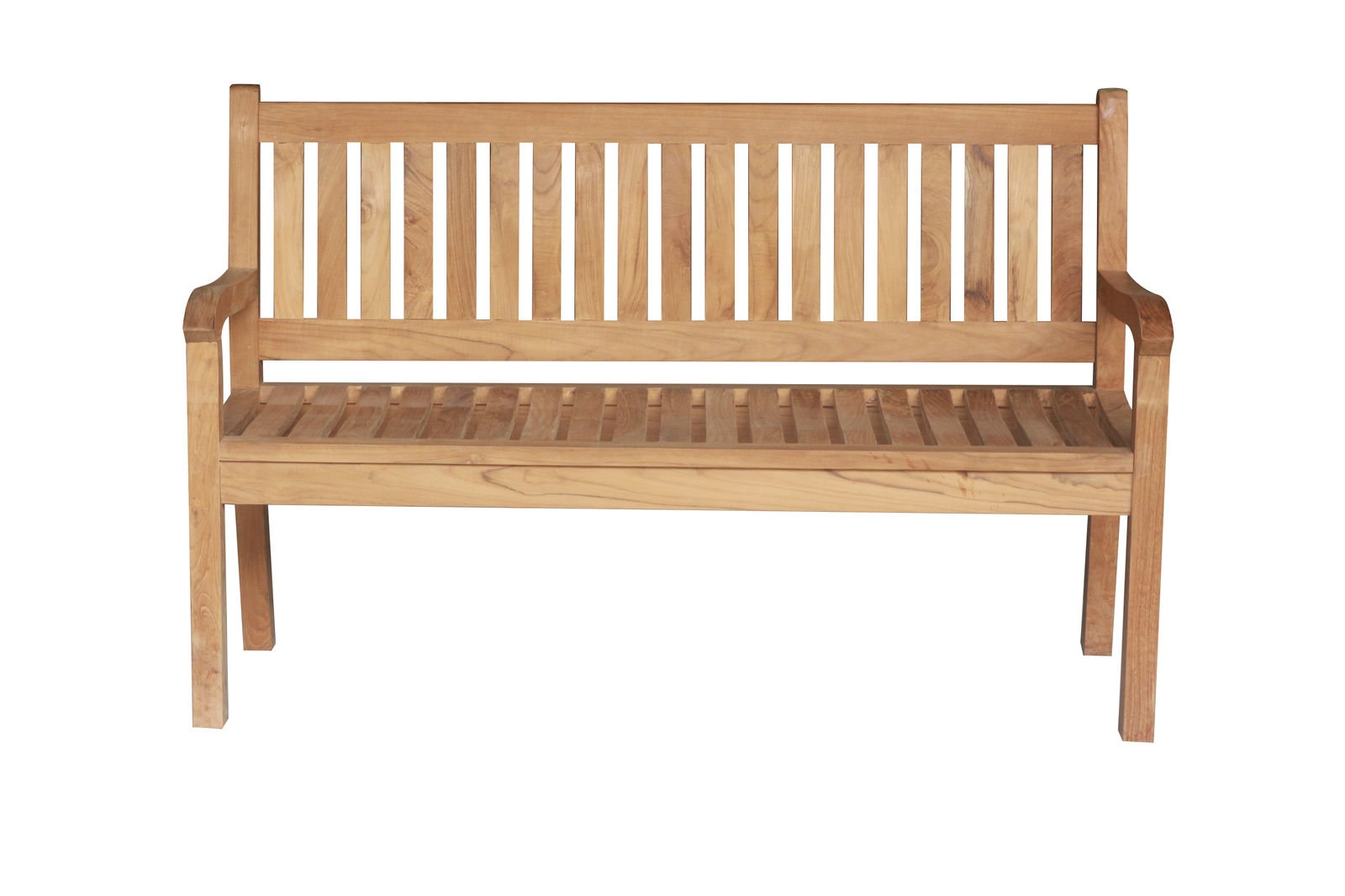 Drie-persoons Teakea Beaufort tuinbank van hoogwaardig plantage teakhout met een natuurlijke afwerking, voorzien van comfortabele armleuningen en een ergonomisch ontworpen geronde zitting en rugleuning. De afmetingen van de bank zijn 150x50x92 cm, ideaal  - view 3