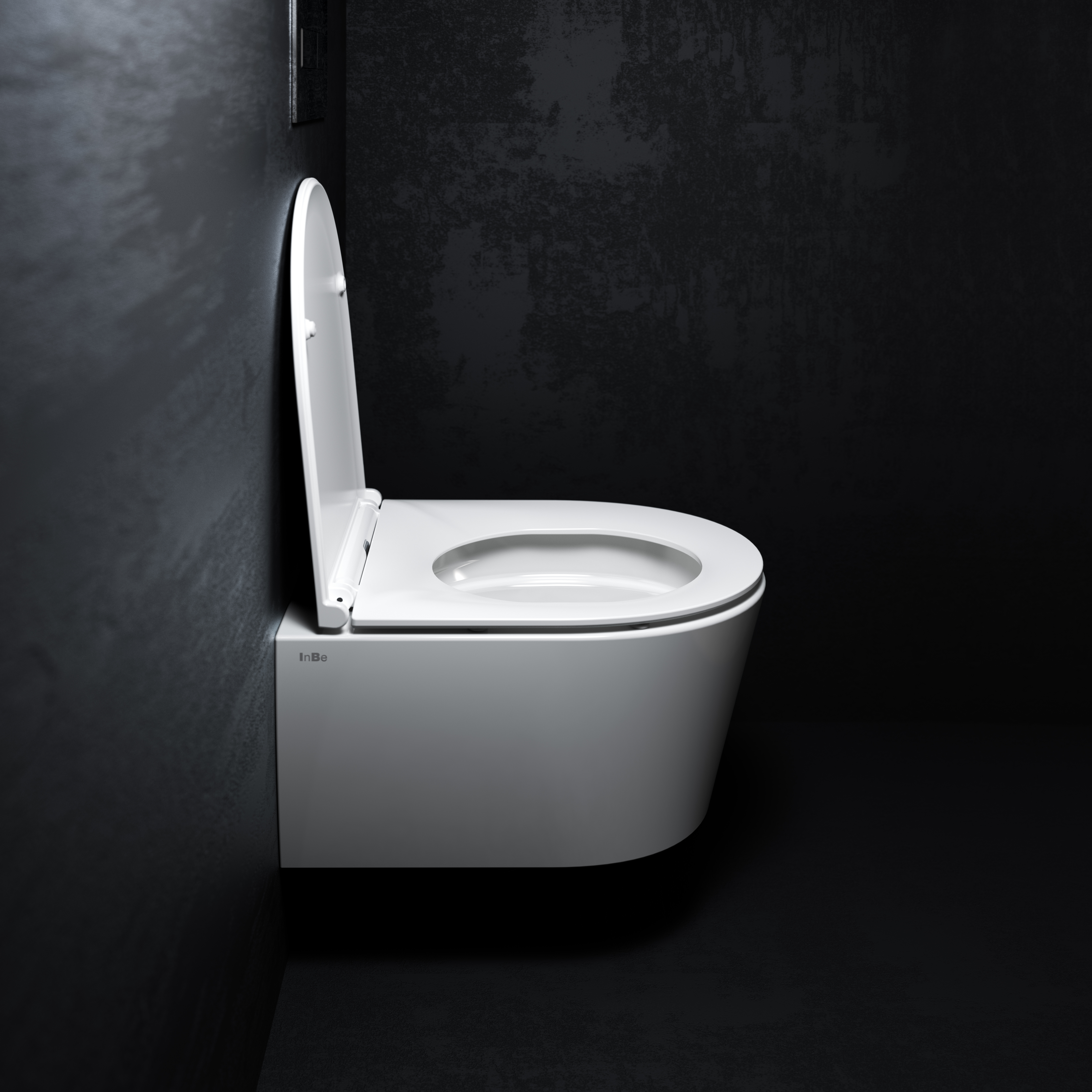InBe 1 toiletzitting met deksel, soft-closing, wit - view 4