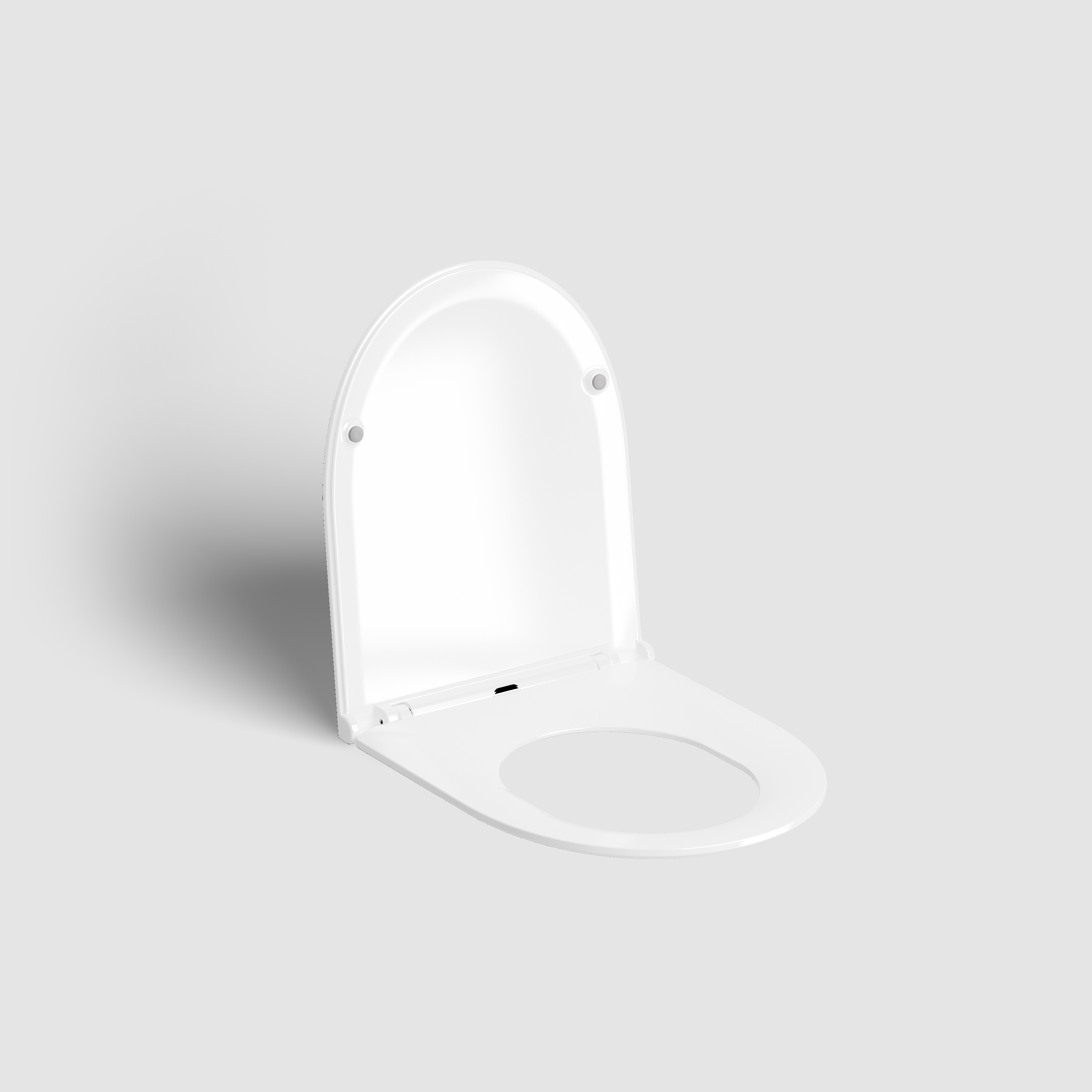 InBe 1 toiletzitting met deksel, soft-closing, wit - alternate view