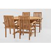 Pile Stapelbare Tuinstoel met Ovale Tuintafel