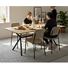 Eiken Tafel Facet | Rex Lange Ronde Exclusief Montuur