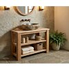 Teak Badmeubel Linean Minimalistisch FSC Teakhout