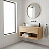Badkamermeubel Suze | Massief Eikenhout | Teakea Badkamers
