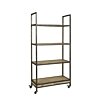 W/N & Iron Boekenkast | 91x40x182 - TWR-IF0879