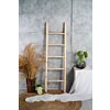 Teakhouten decoratie ladder | Naturel Eiken-Look| 50x5x175 - Decoratieladder-Eiken-Naturel-1750-50-