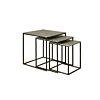 Iron Bijzettafel set van 3 | 58x58x62 - TWR-MG8456-ABC