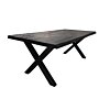 Xara Live-edge dining table 180x90 - top 5 - Black - TWR-NA0311-B