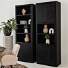 Tenna Boekenkast 80 cm van natuurlijk hout met meerdere planken in modern interieur