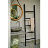 Teakhouten Decoratieladder Rustiek Zwart – 50x5x175 cm – Massief Teak Teakhouten Decoratieladder Rustiek Zwart – 50x5x175 cm – Massief Teak
