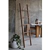 Teakhouten decoratieladder Recycle Teak – 175 cm – 5 sporten
