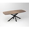 Notenhouten Eettafel Duncan met 2-Rex Frame | Stijlvol & Massief
