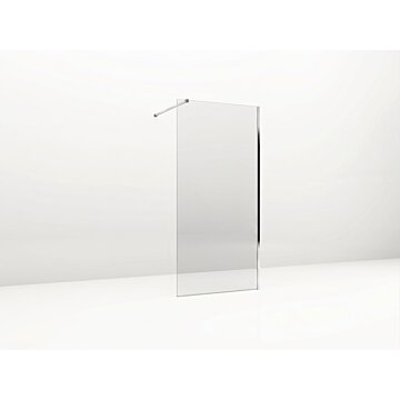 Regn inloopdouche 80cm helder glas Regn inloopdouche 80cm helder glas