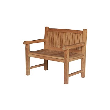 Balmoral Teak Tuinbank | 2 Persoons | 100 cm breed - DEVI-TB-BALMORAL-100 Balmoral Teak Tuinbank | 2 Persoons | 100 cm breed - DEVI-TB-BALMORAL-100