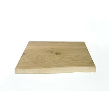 Plan de travail en chêne | 4cm d'épaisseur avec bord en écorce | 30cm de largeur