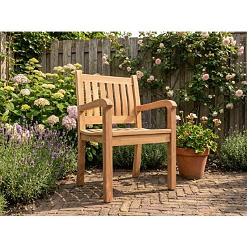 Beaufort teakhouten tuinstoel massief FSC Teakea