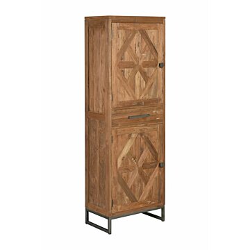 Mascio Cabinet 2 deurs - 1 lade |  65x40x195 - TWR-KL0222