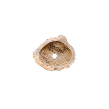 Versteende houten waskom Teakea 38x31x14 cm - compact, natuurlijk en stijlvol badkamerdesign. Versteende houten waskom Teakea 38x31x14 cm - compact, natuurlijk en stijlvol badkamerdesign.