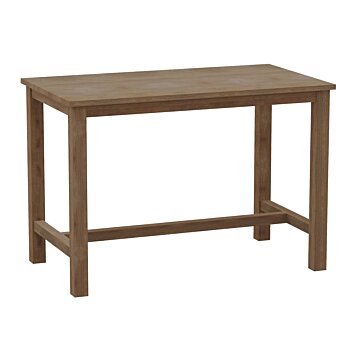 Genua | Teak Bartafel | 140x90x110 | Black Wash - TWR-PF0078