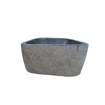 Natuurstenen Waskom Riviersteen 31 x 29 x 15 cm