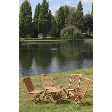 Teakea Cozy Tuinset (4 Stoelen + Tafel)