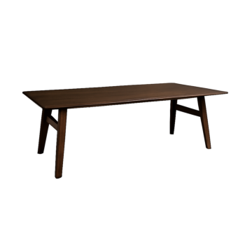 Aura eetkamertafel 180 cm massief acaciahout, modern design, geschikt voor 6-8 personen.