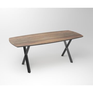 Table de salle à manger en noyer Duncan | 2-Fantasy X Frame