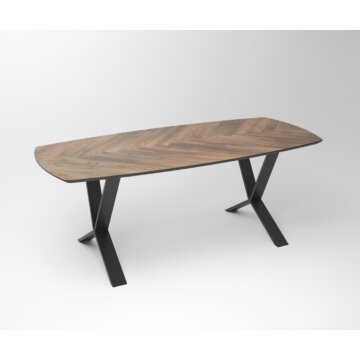 Table de salle à manger en noyer Tusk | 3-X Special Frame