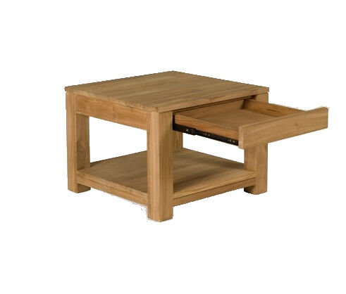Teakhouten Bijzettafel Dio | 40 x 50 x 50 cm | Teakea.nl - view 4