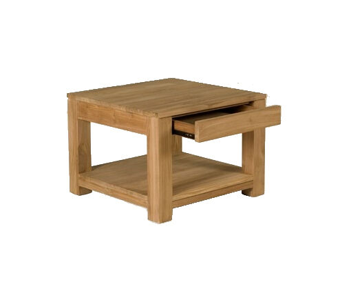 Teakhouten Bijzettafel Dio | 40 x 50 x 50 cm | Teakea.nl - alternate view