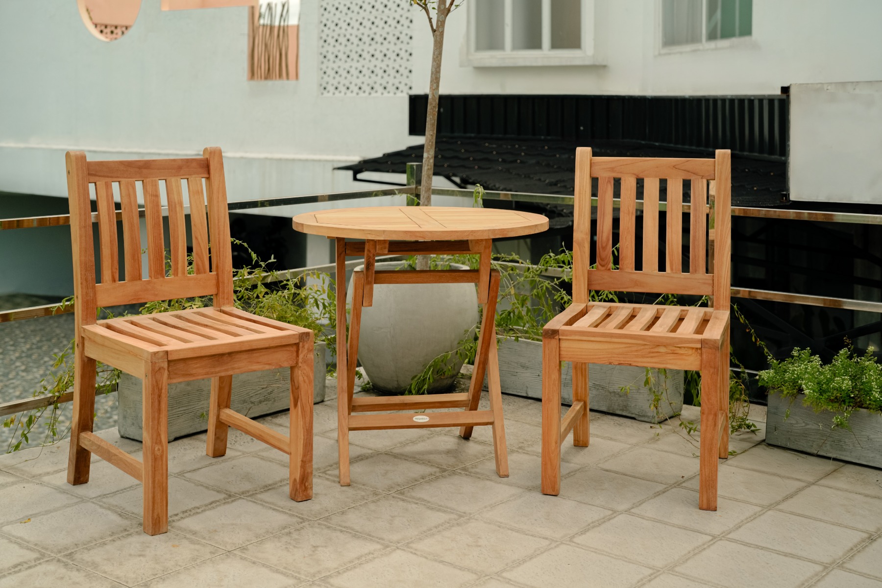 Beaufort Teak tuinstoel zonder armleuning - alternate view