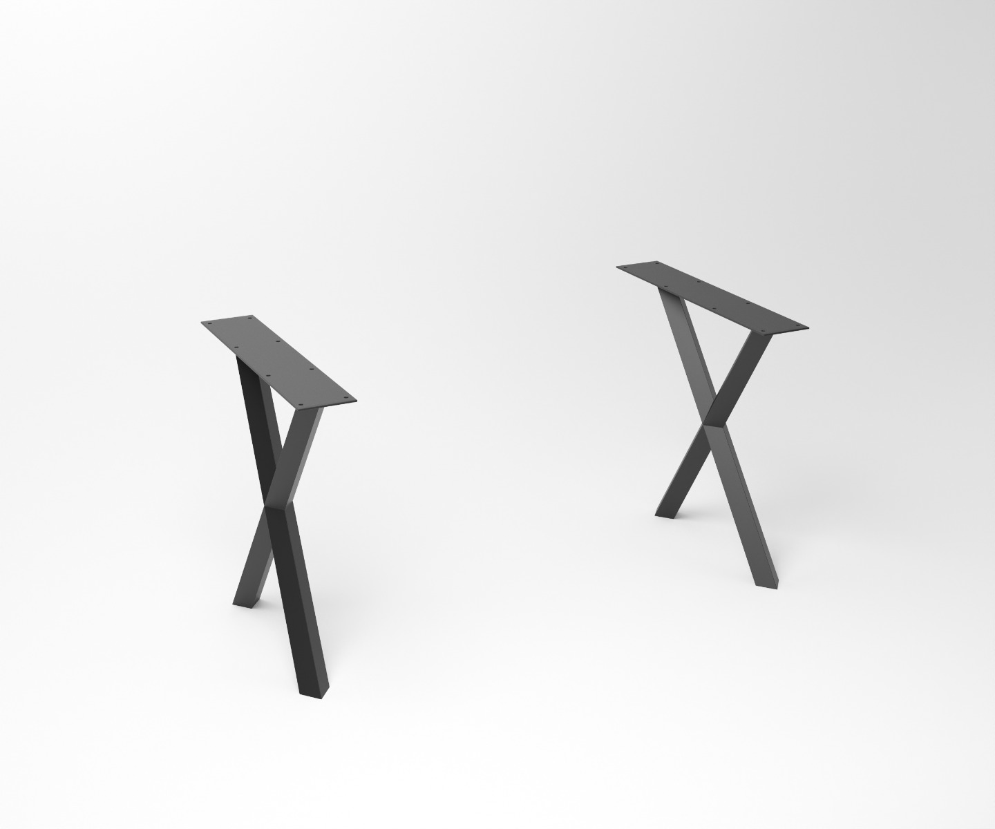 Notenhouten eettafel Tusk | 3-Fantasy X Frame - Teakea.nl - alternate view