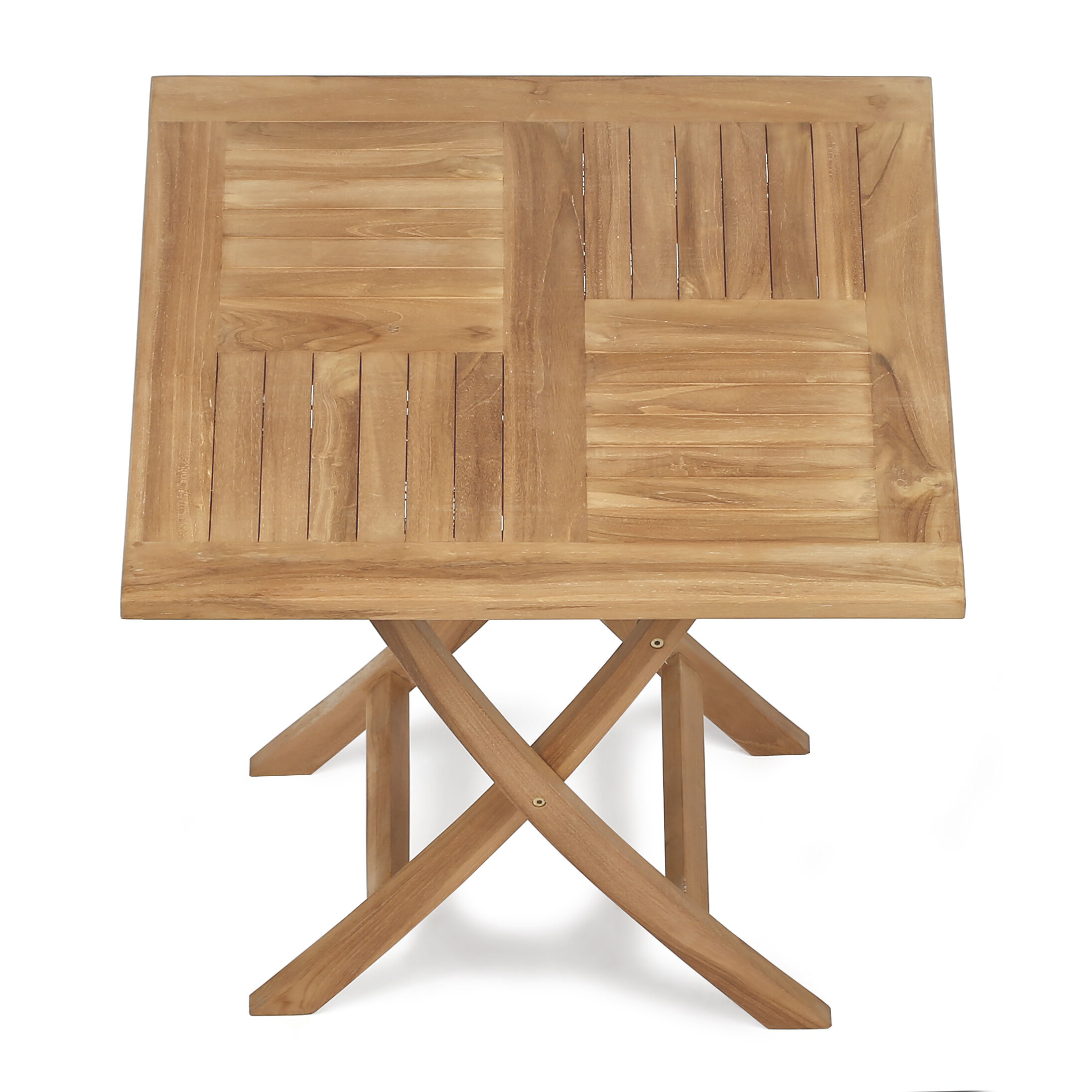 Teak Houten Klaptafel | 80x80x75 | Inklapbare Tuintafel - view 3