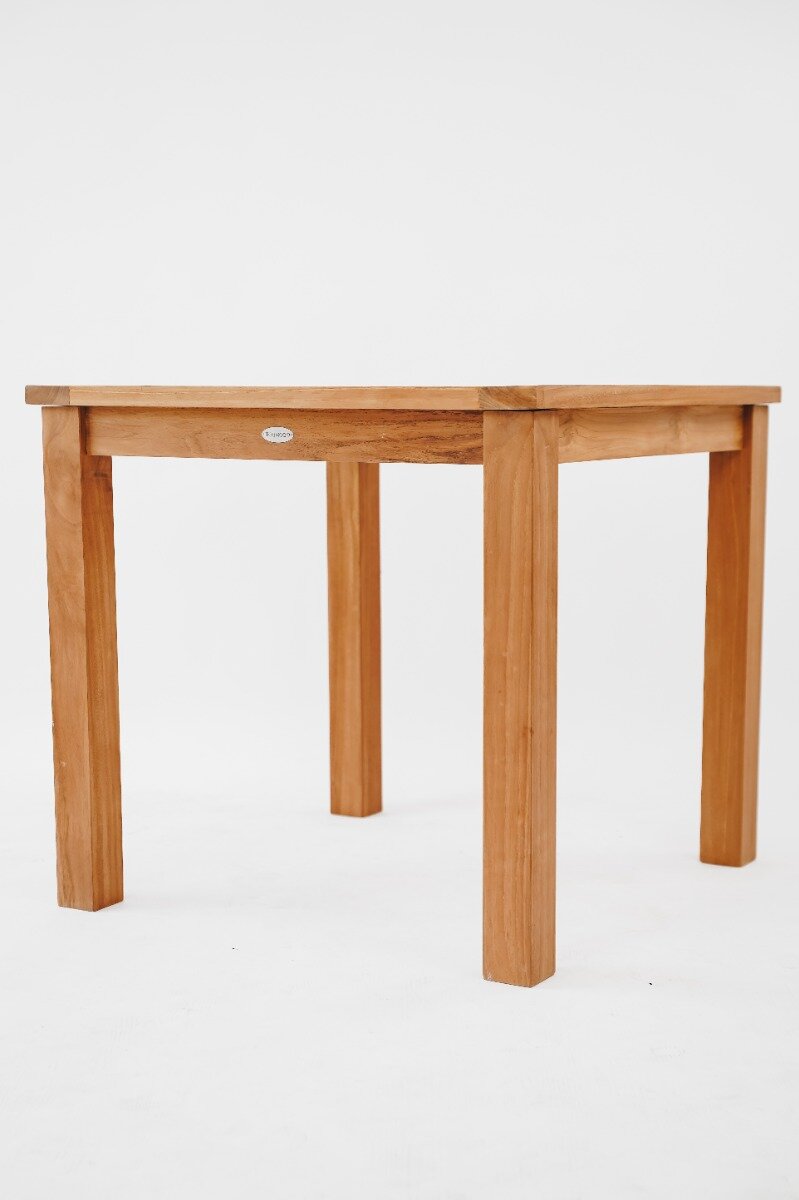 Teak tuintafel Vierkant 100x100x75 – productfoto - alternate view