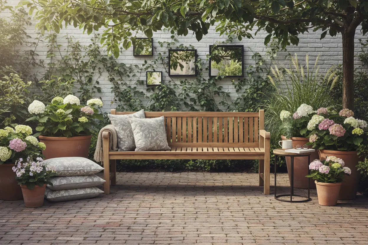 Balmoral teakhouten tuinbank van massief teak, vier-persoons bank met een breedte van 180 cm - view 3