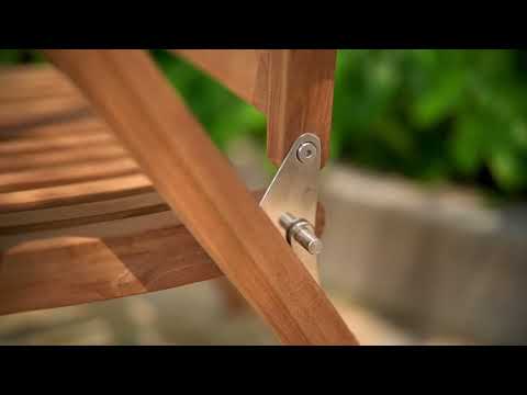 Teakea Linda Tuinset – 2 Verstelbare Stoelen & Rondo Tafel Ø50 – FSC® Teak - view 3