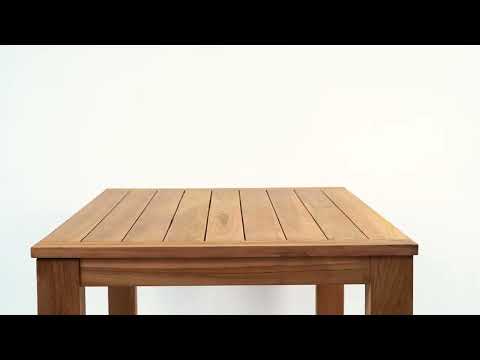 Teakhouten tuintafel Nelson 160x90 Maten Overlay - view 3