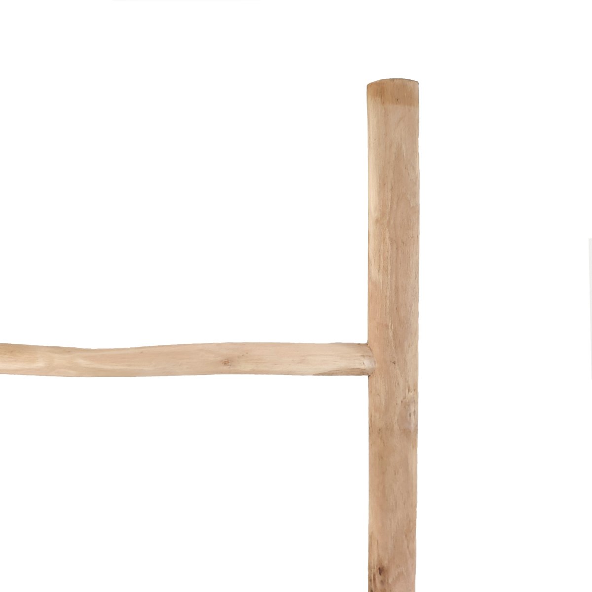 Teakhouten decoratie ladder | Naturel Eiken-Look| 50x5x175 - Decoratieladder-Eiken-Naturel-1750-50- - view 3