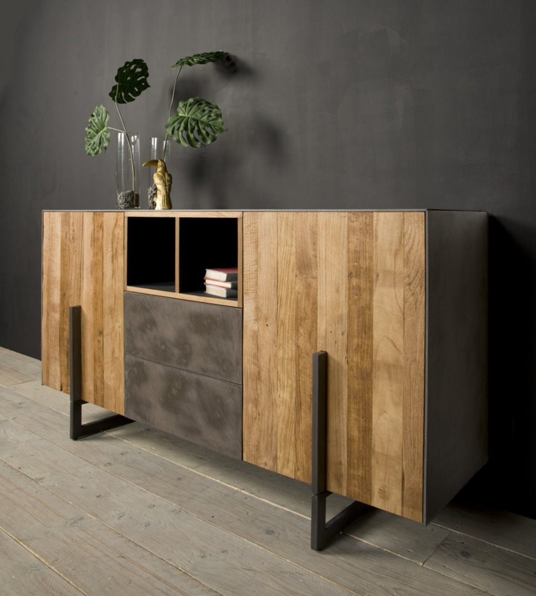 Ora Dressoir | 2 Deuren | 2 Laden | 167x45x89 - TWR-MX0031 - alternate view