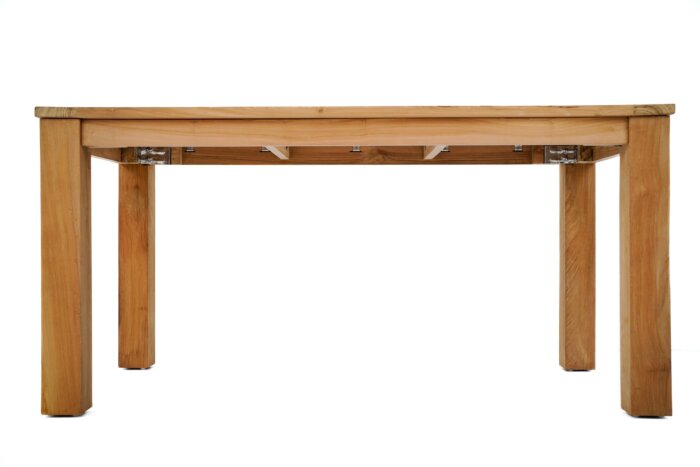 Teakea Teakhouten Tuinset met 6 Ibiza stapelbare stoelen en Nelson tafel 180x90 cm – duurzame en stijlvolle tuinmeubels van massief teak - view 3