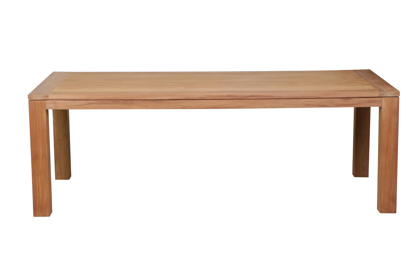 Nelson teak tuintafel 250x100 cm van massief teakhout met robuuste poten - alternate view