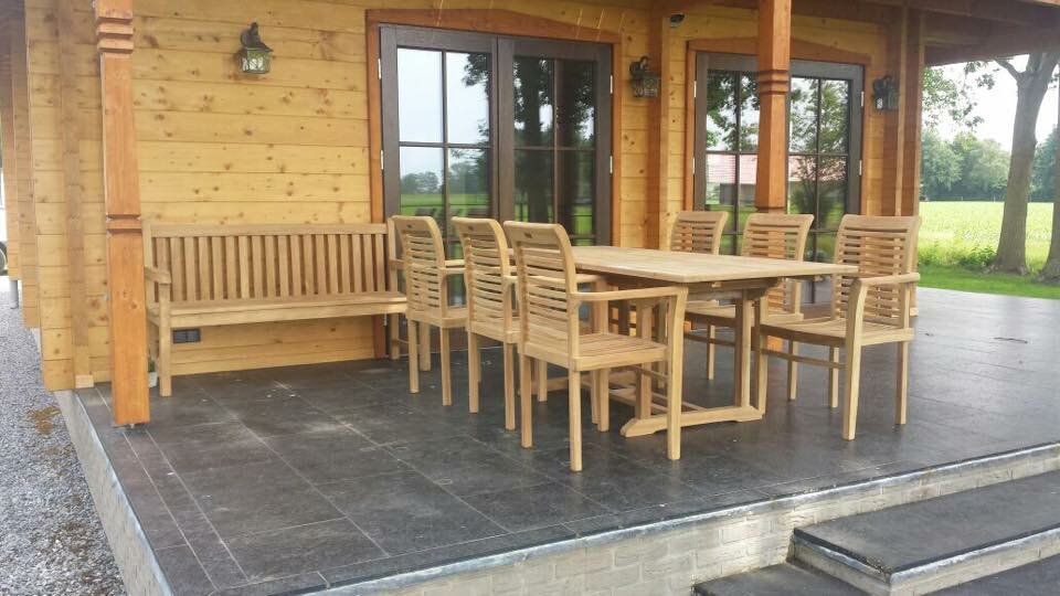 Stacker Teakhouten Tuinset – productfoto - alternate view
