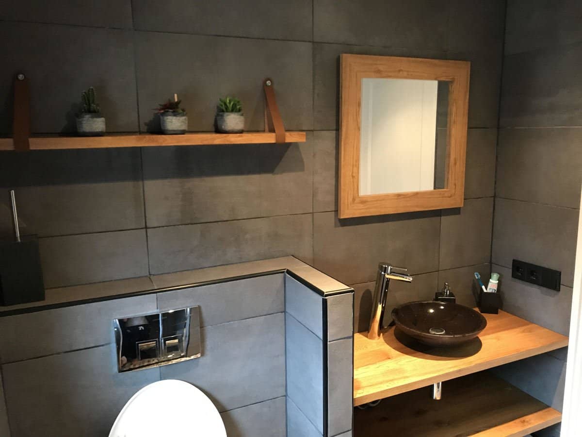120 x 30 x 3 | Eiken Wandplank met Blinde muurmontage   - view 3