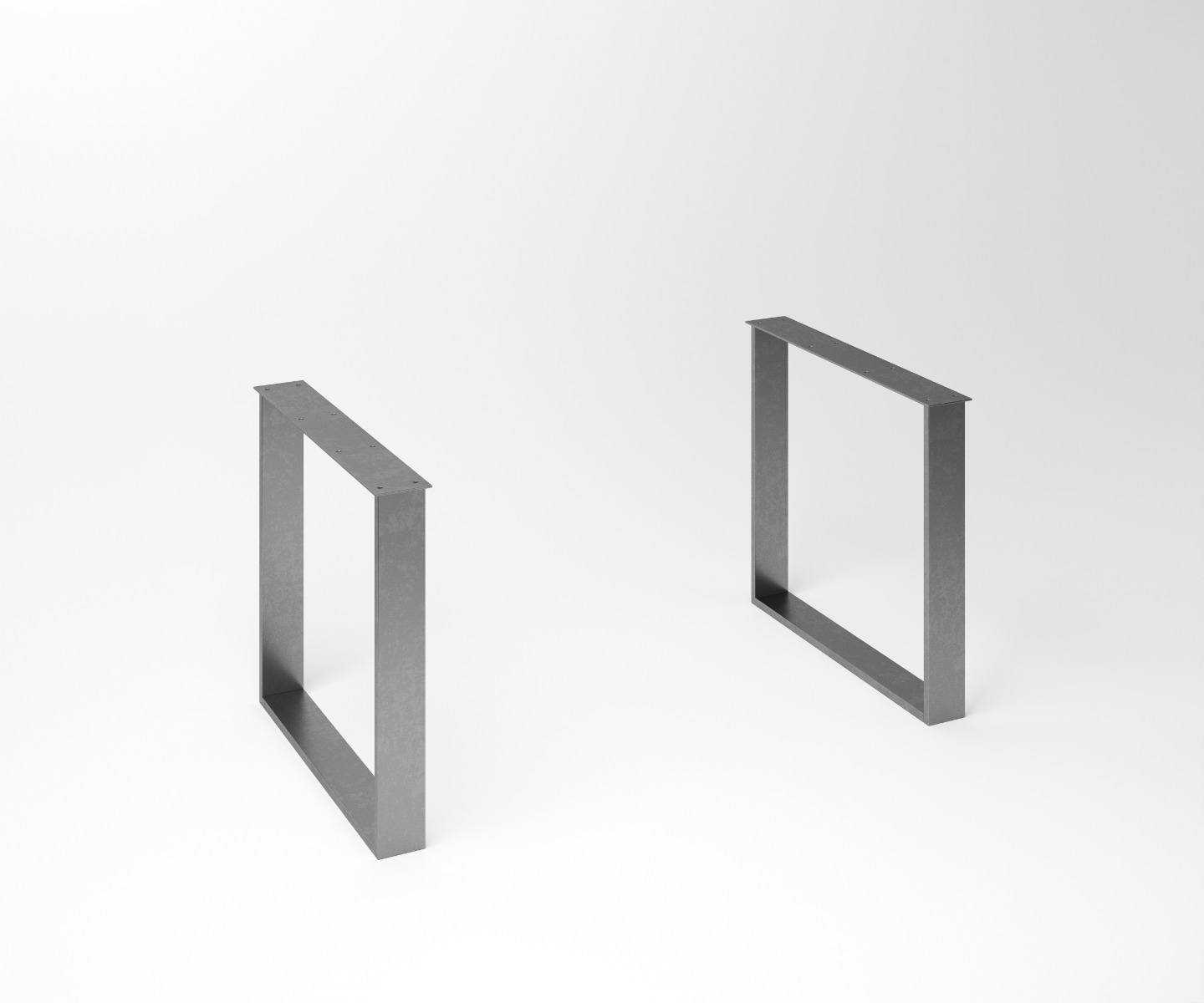 Notenhouten eettafel Duncan | 2-U Exclusive Stainless Steel Frame - alternate view