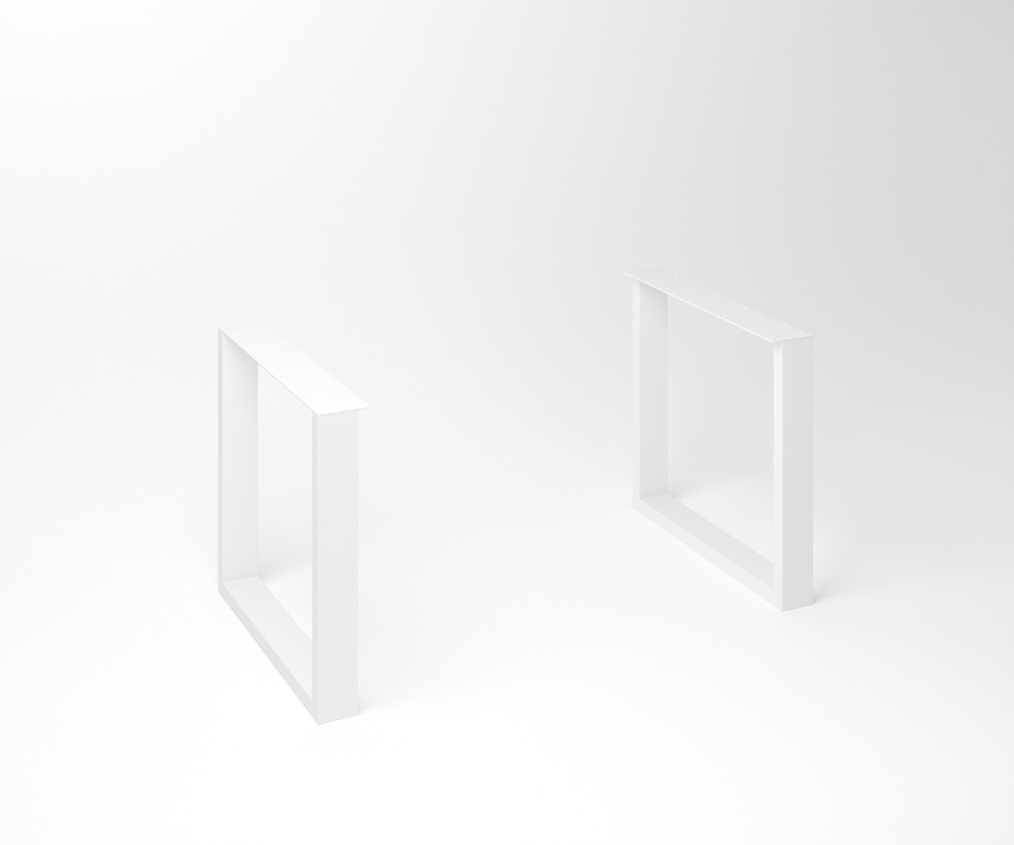 Notenhouten eettafel Duncan | 2-U Fineline Frame White - alternate view