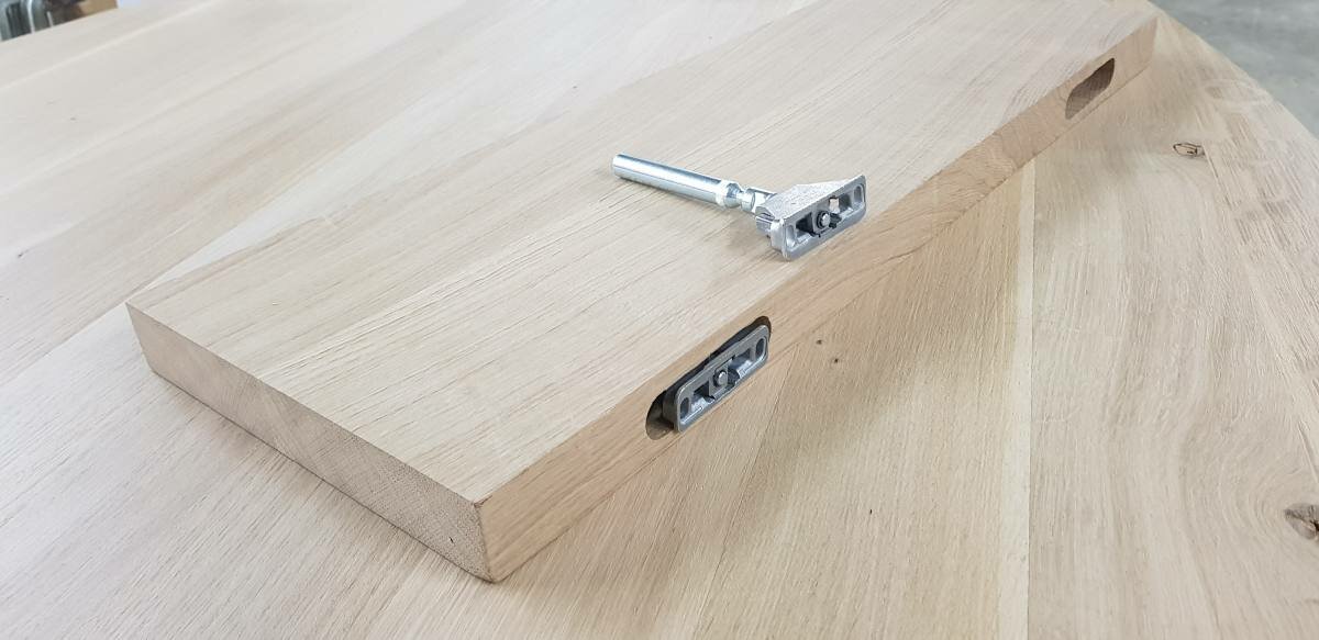 Wandplank 120 x 25 x 3 | Eiken Muurplank - view 4