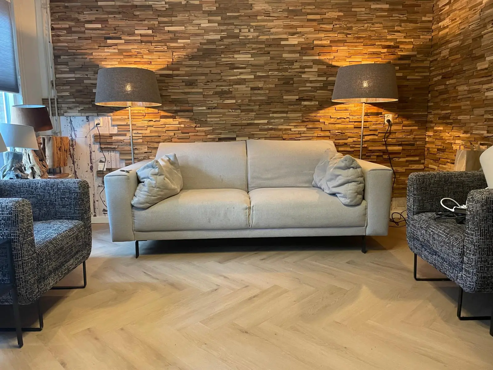 Teak plakhout | Rustiek | 18x49.5x2 - DEV-WC-RN - alternate view